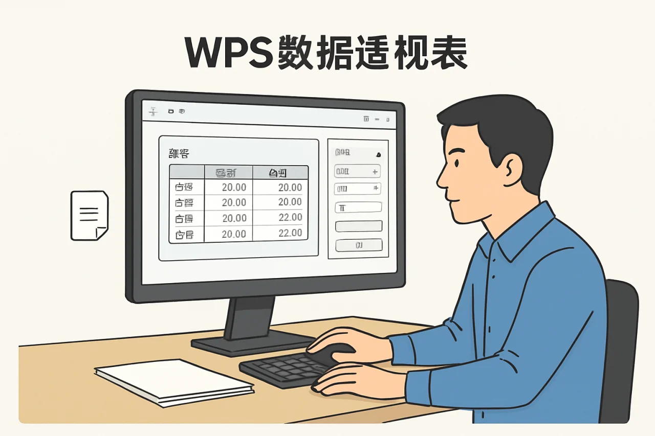 wps数据透视表