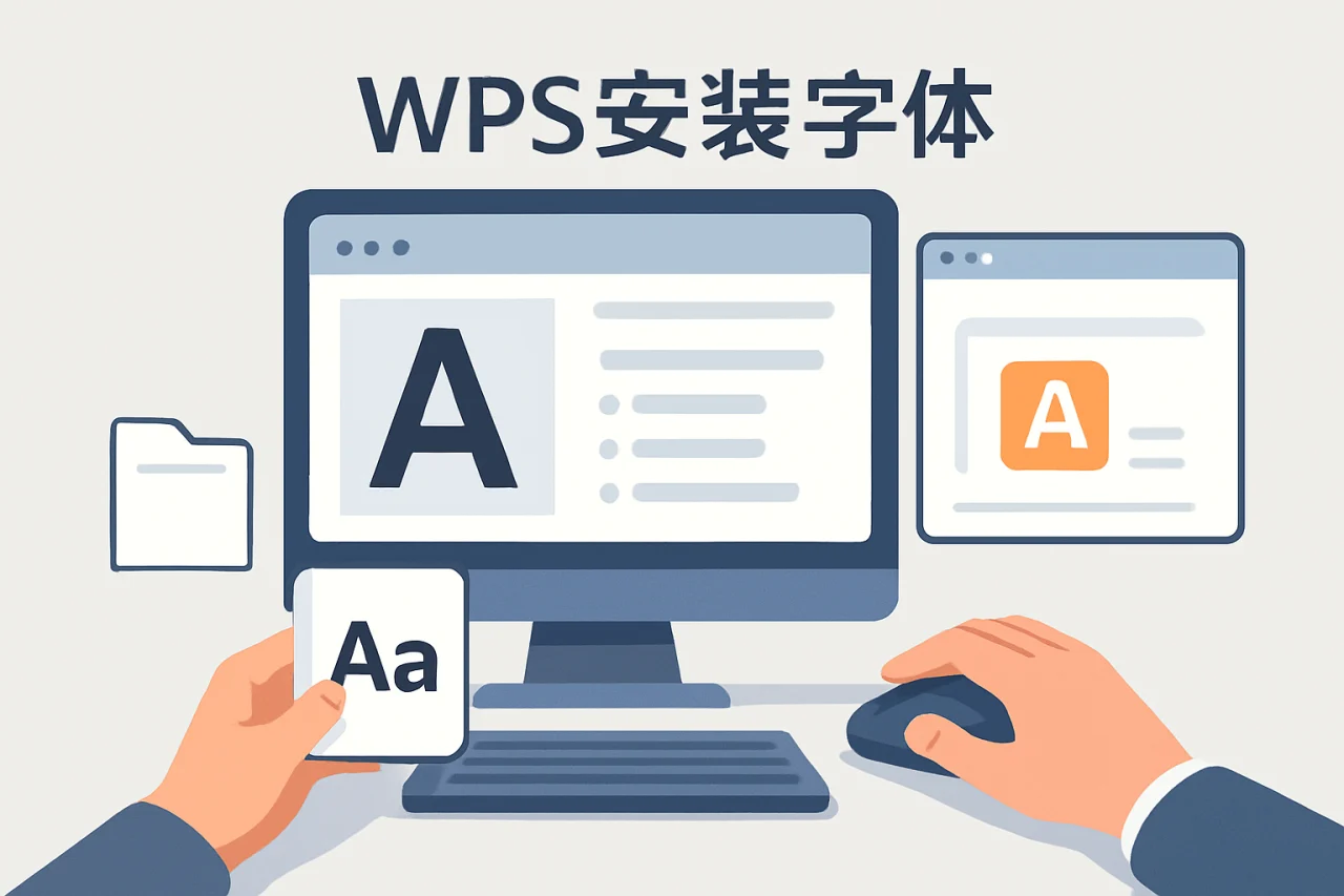 wps安装字体