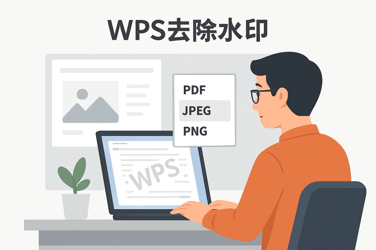 wps去除水印