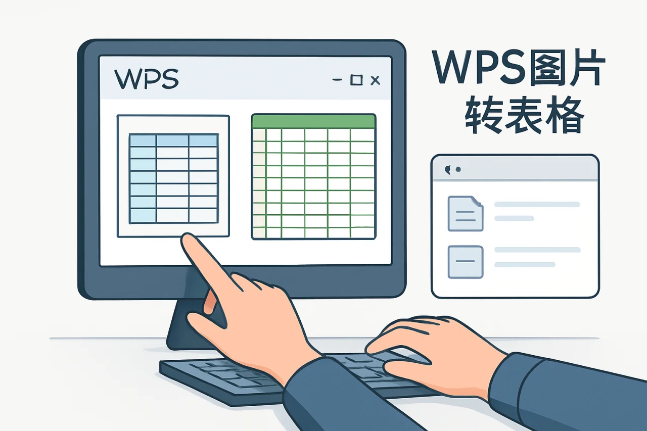 wps图片转表格