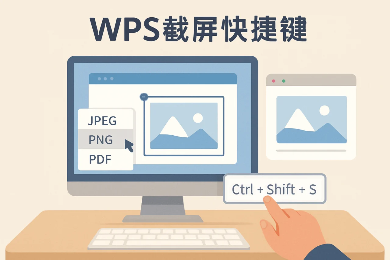 wps截屏快捷键