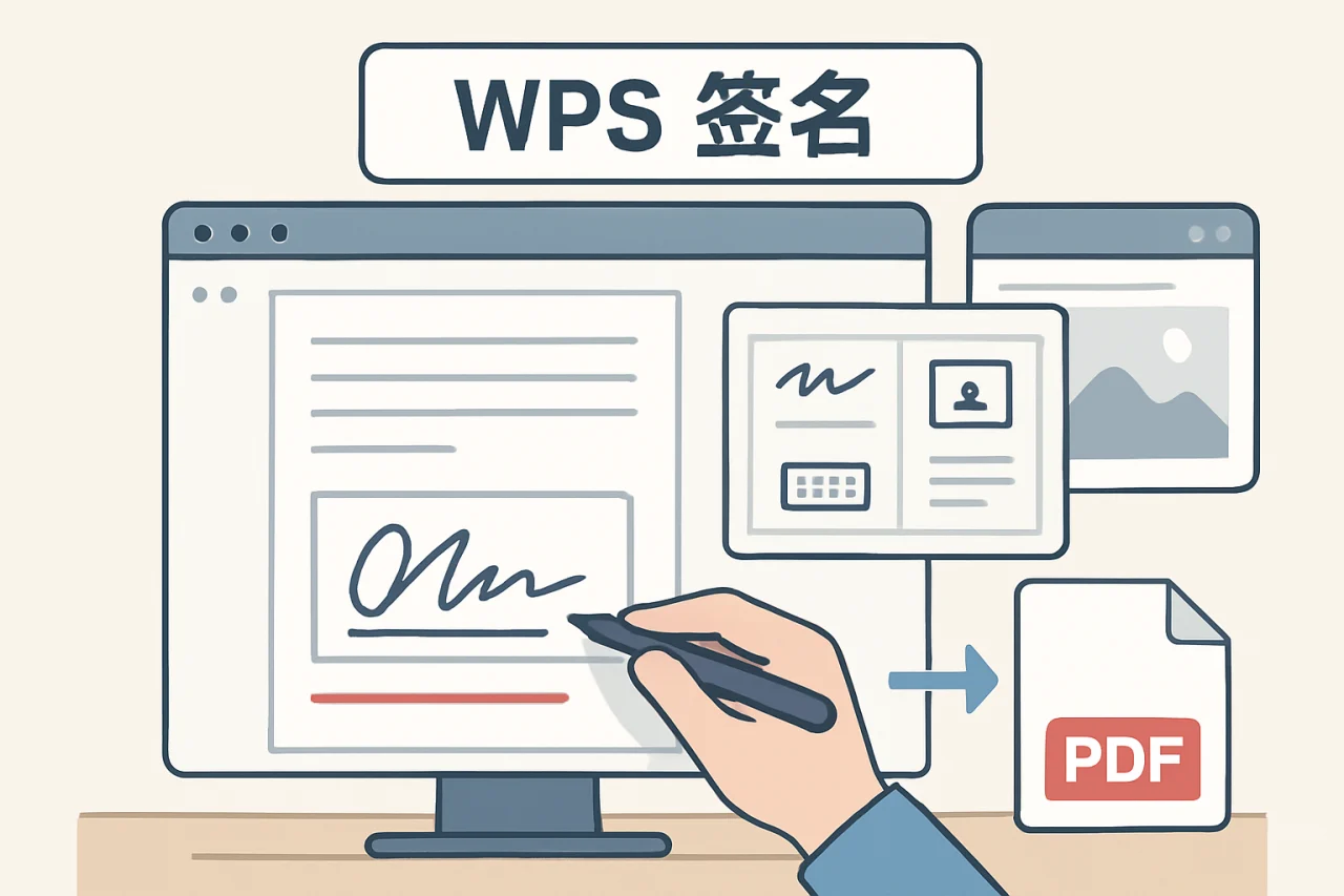 wps签名