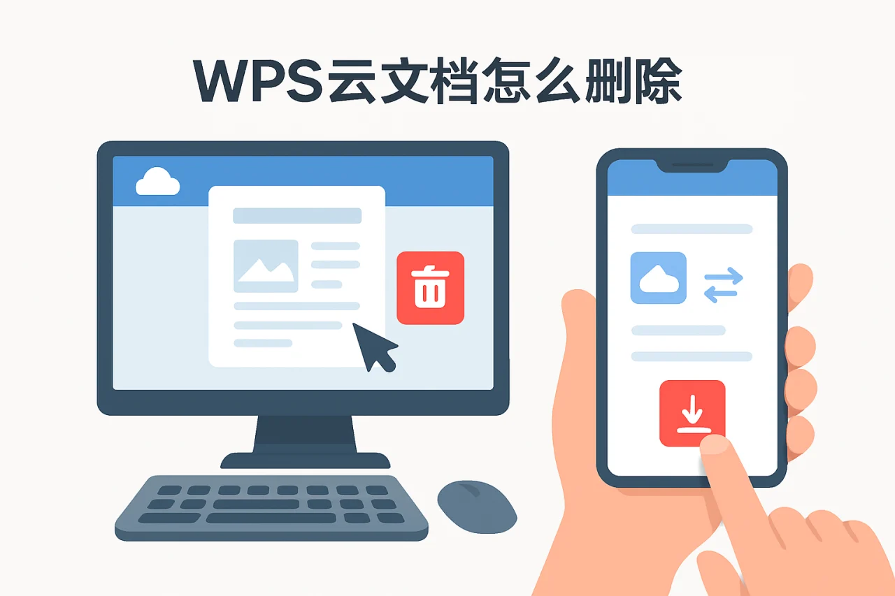 wps云文档怎么删除