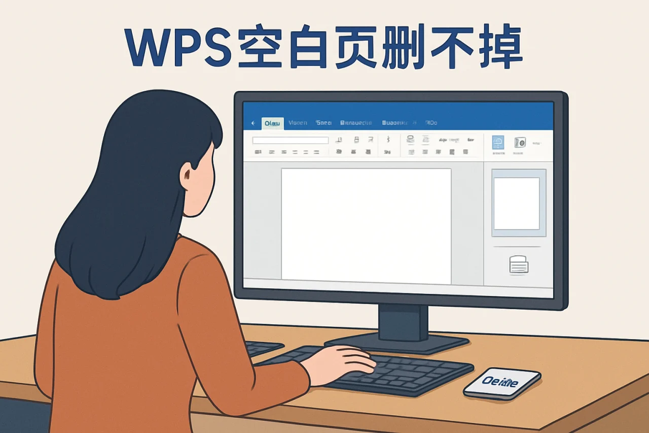 wps空白页删不掉