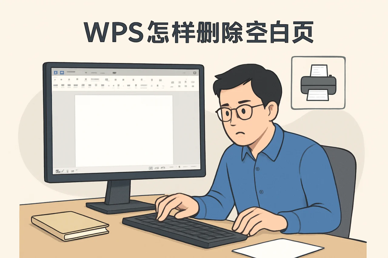 wps怎样删除空白页