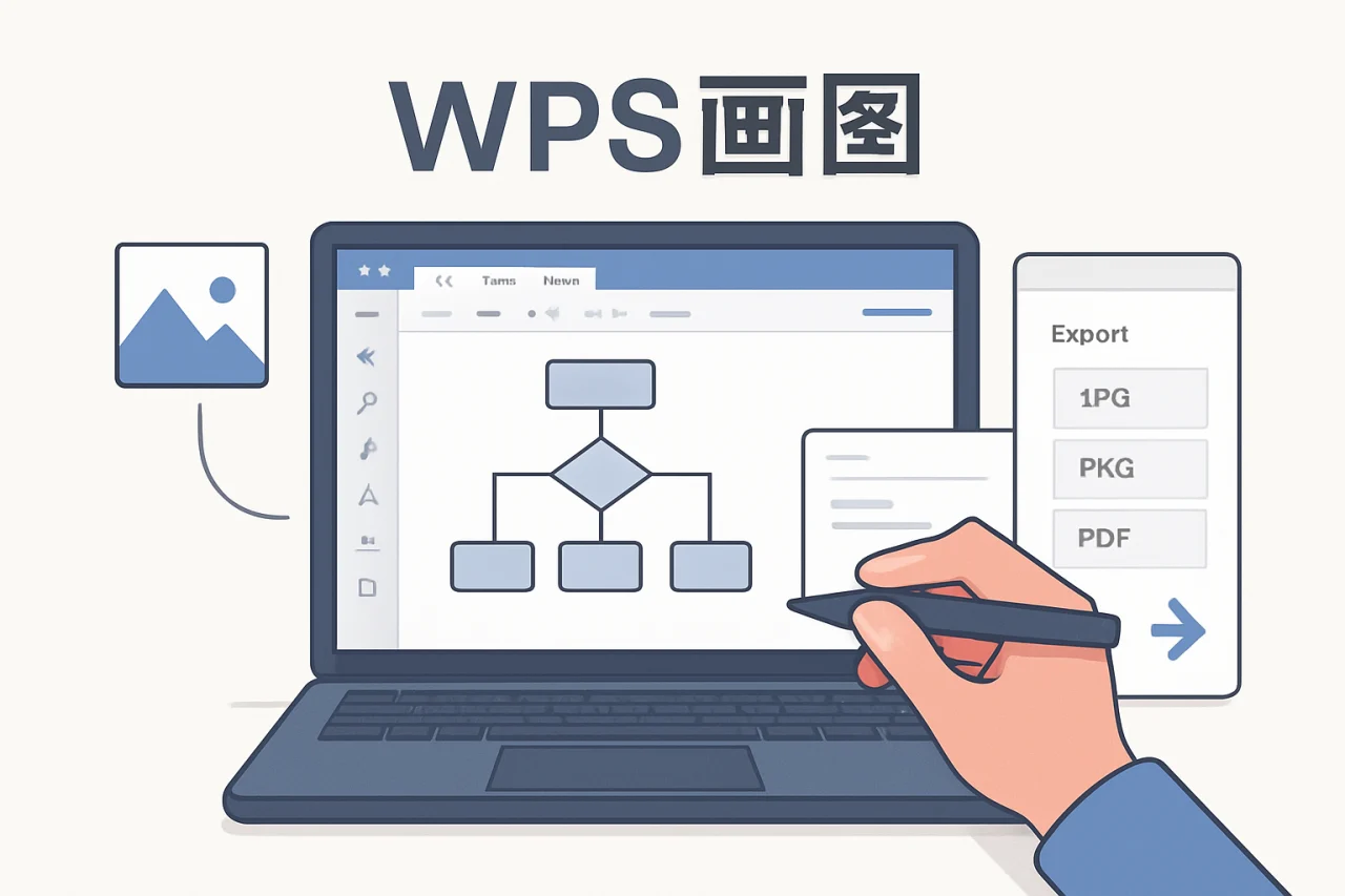 wps画图