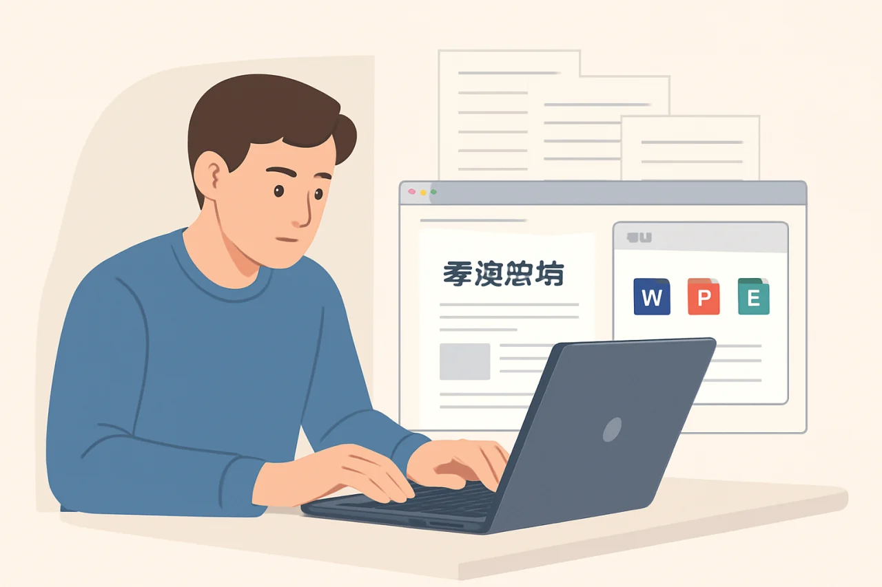 wps文档合并