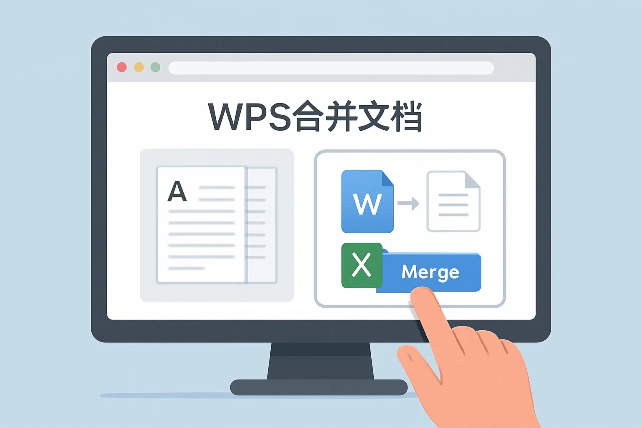 wps合并文档