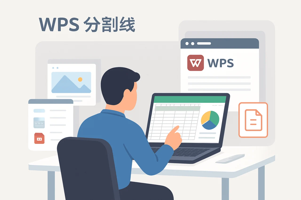 wps 分割线
