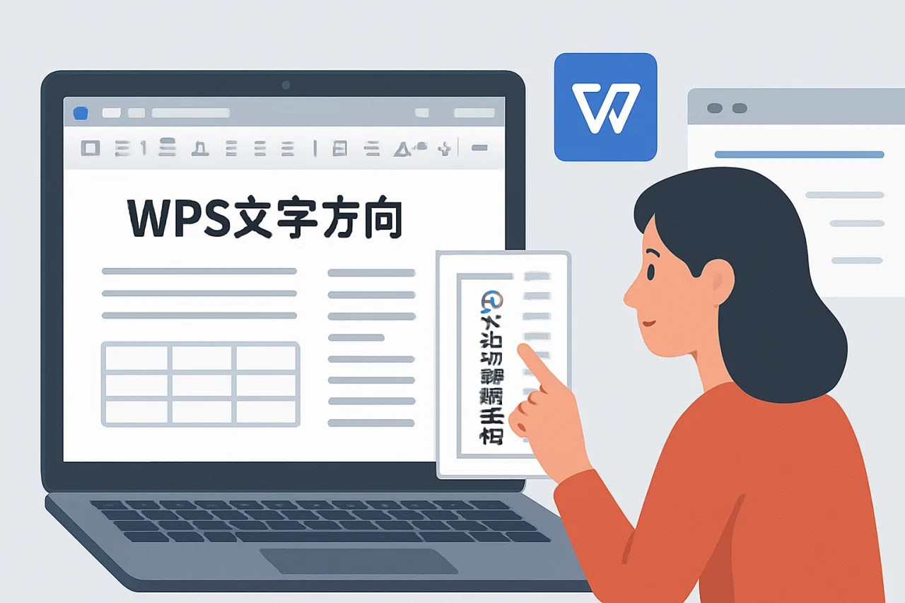 wps文字方向
