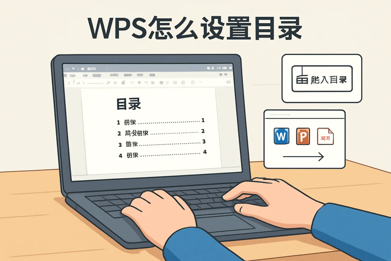 wps怎么设置目录