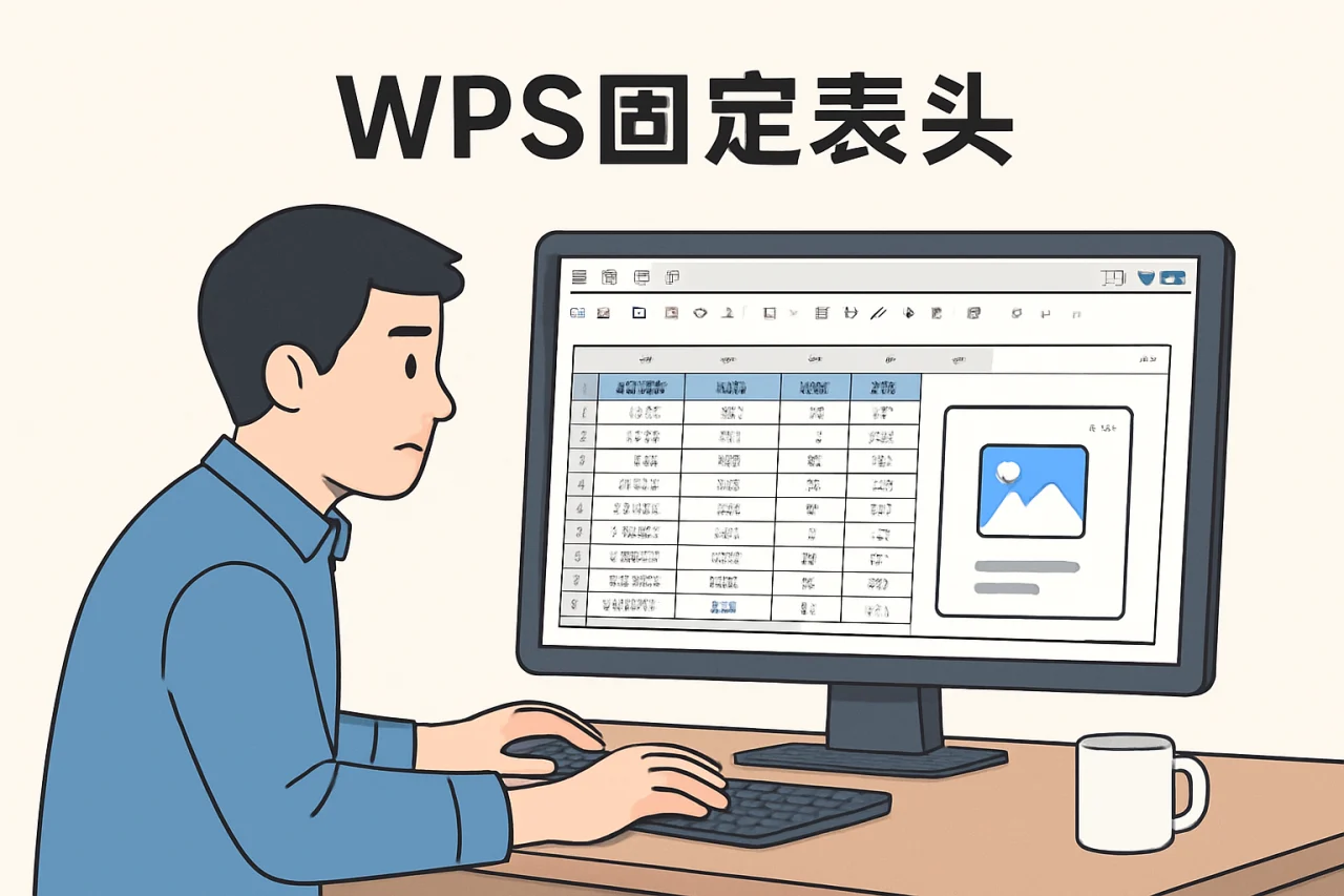 wps固定表头