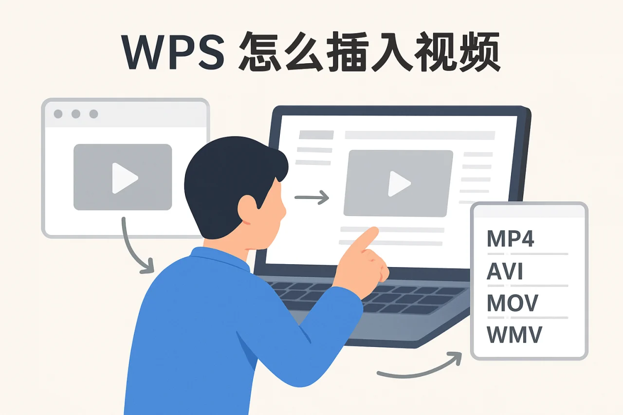 wps怎么插入视频