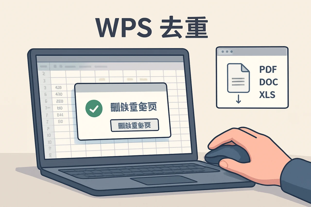 wps去重