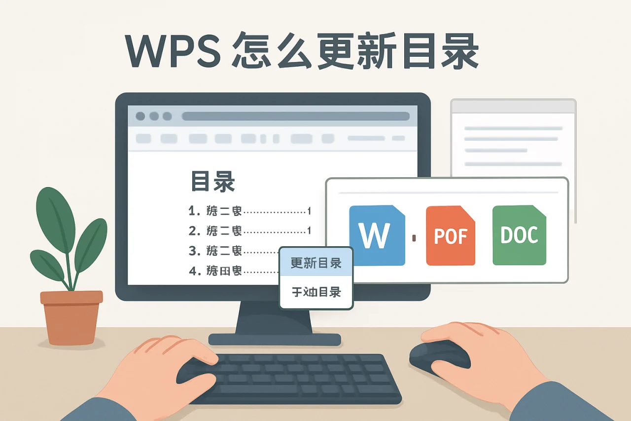 wps怎么更新目录