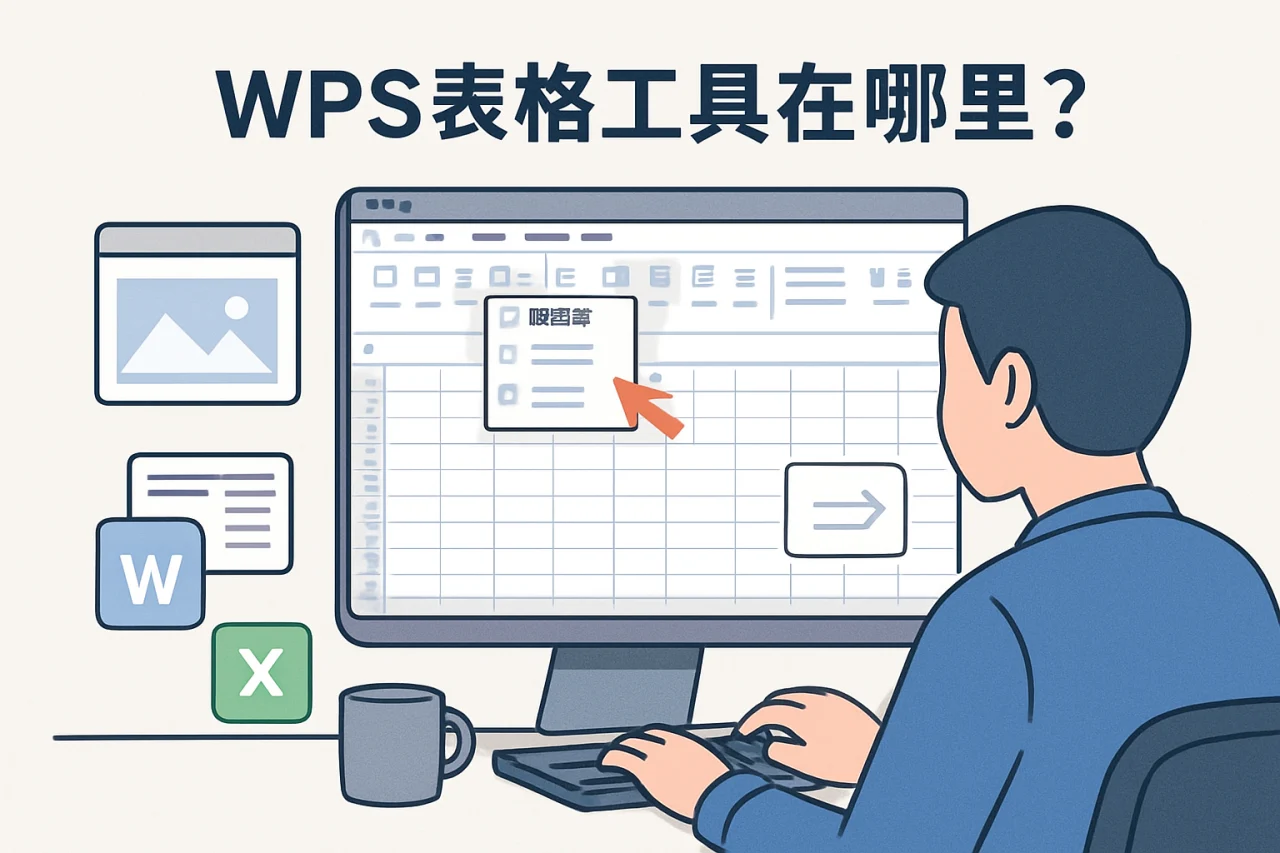 wps表格工具在哪里