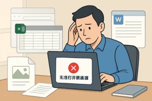 wps文字无法打开数据源