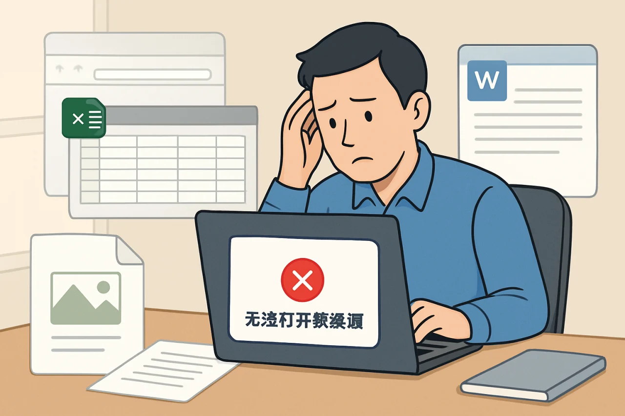 wps文字无法打开数据源