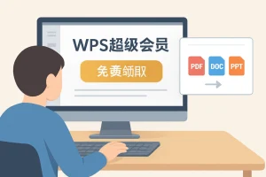 wps超级会员免费领取