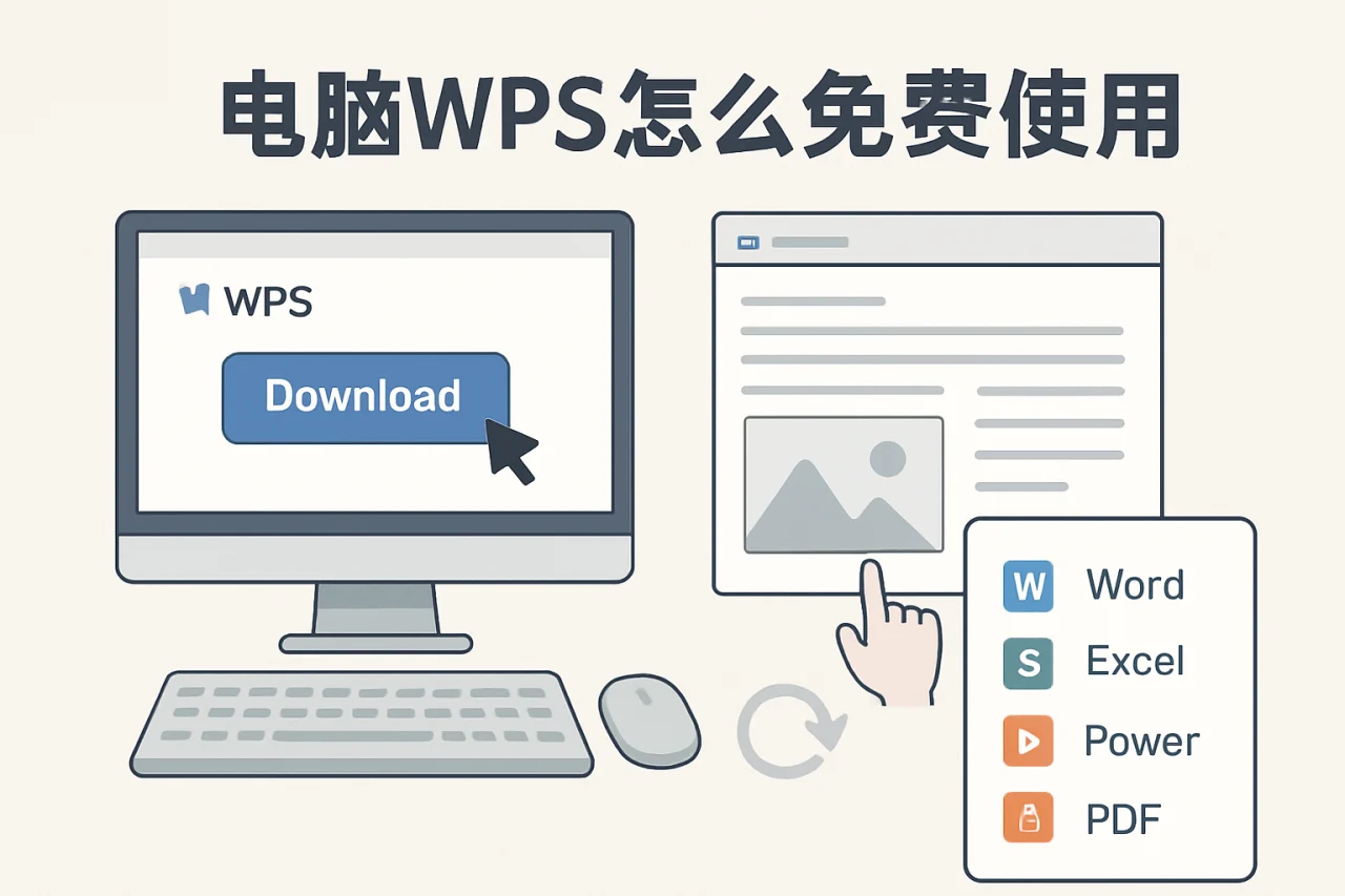 电脑wps怎么免费使用