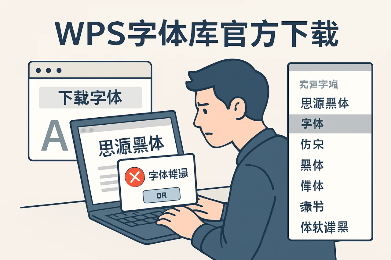 wps字体库官方下载