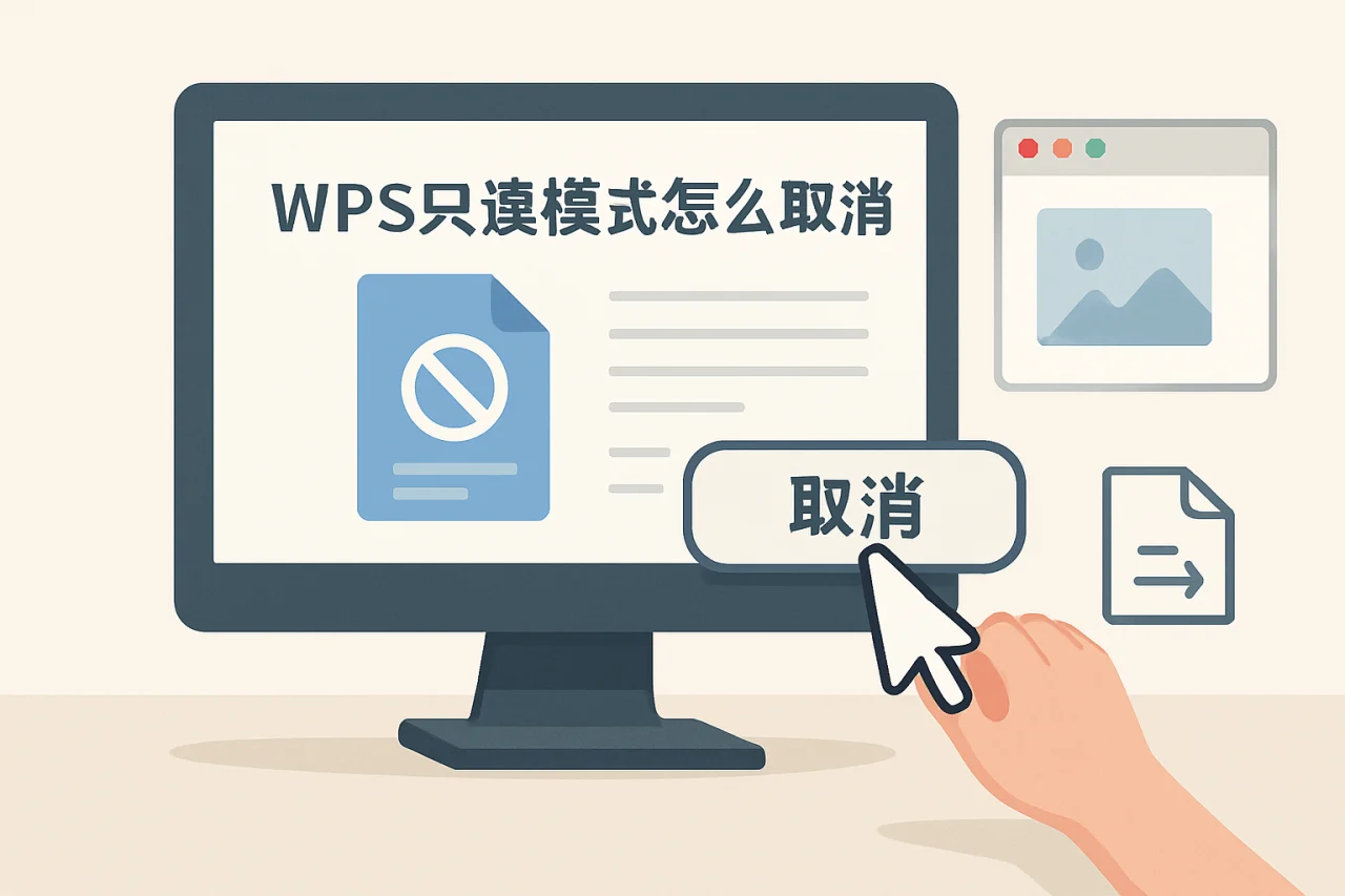 wps只读模式怎么取消