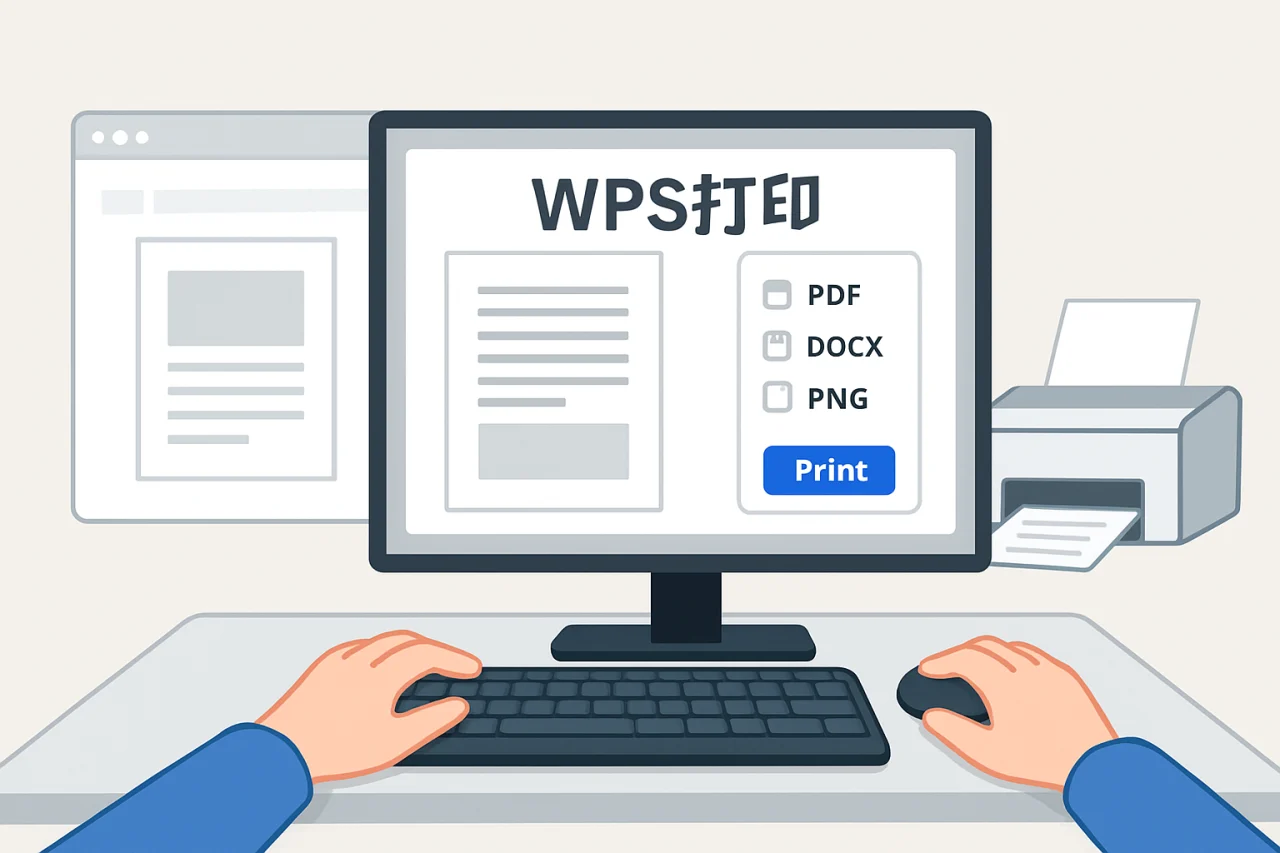 wps打印