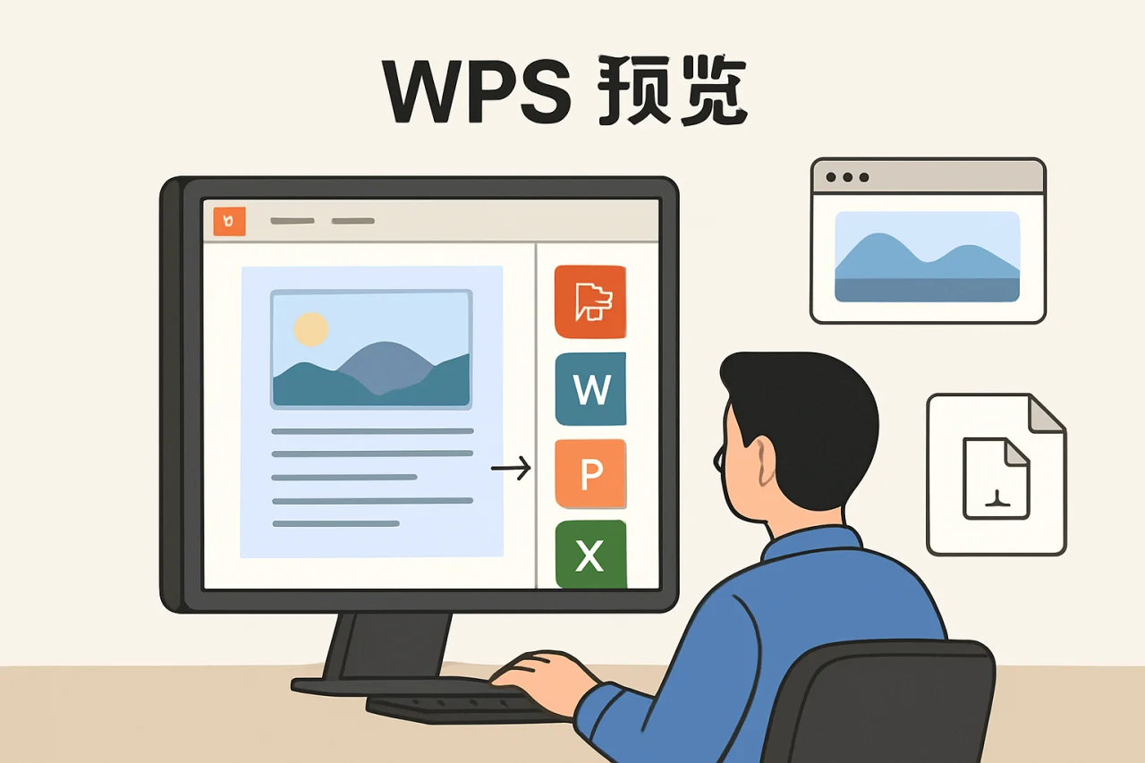 wps预览