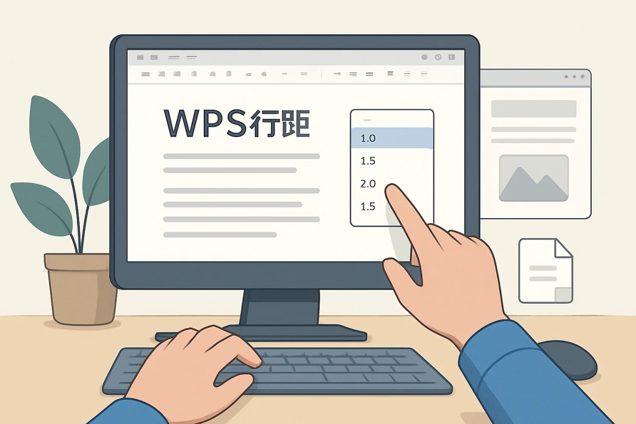 wps行距