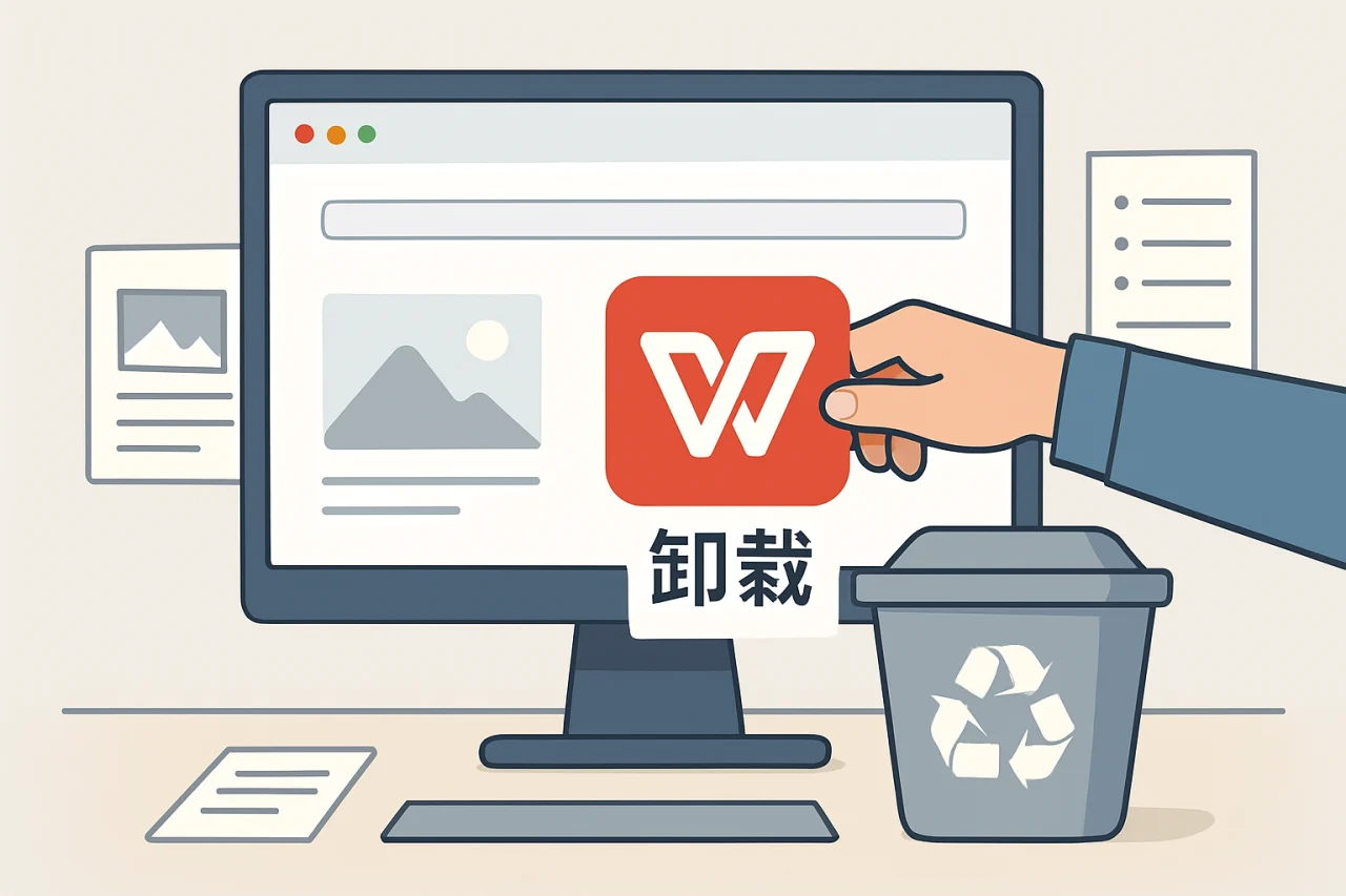 卸载wps
