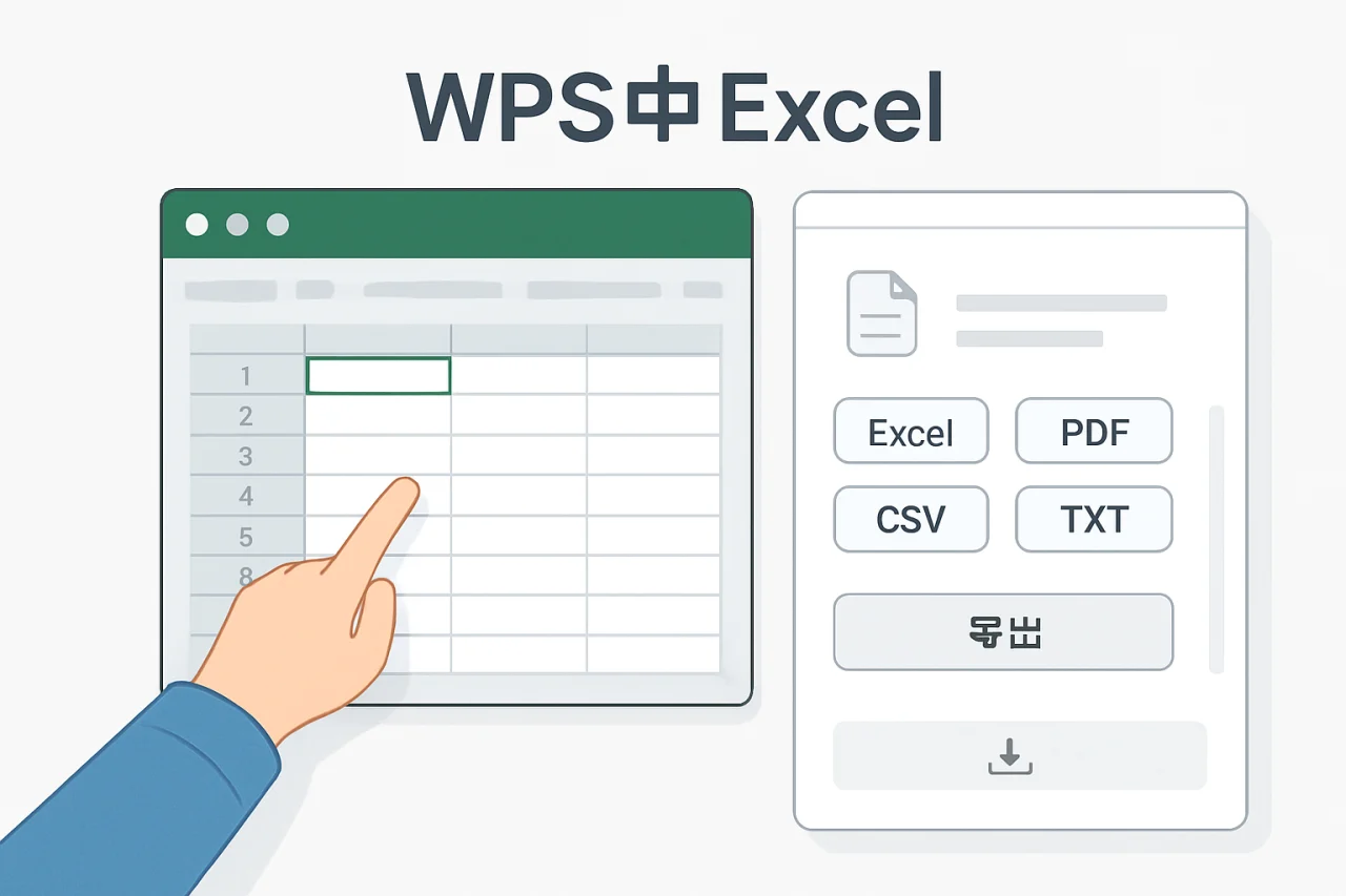 wps中excel