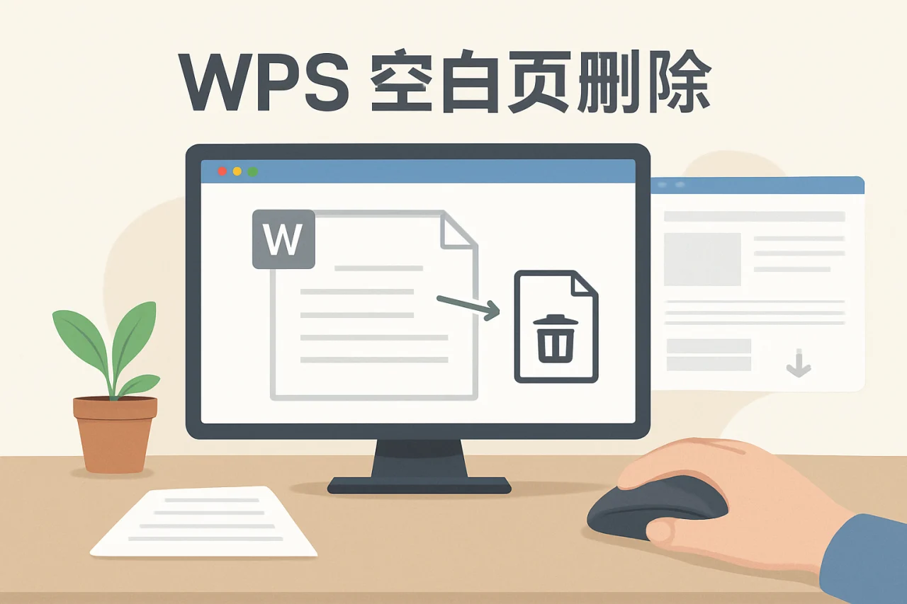 wps空白页删除