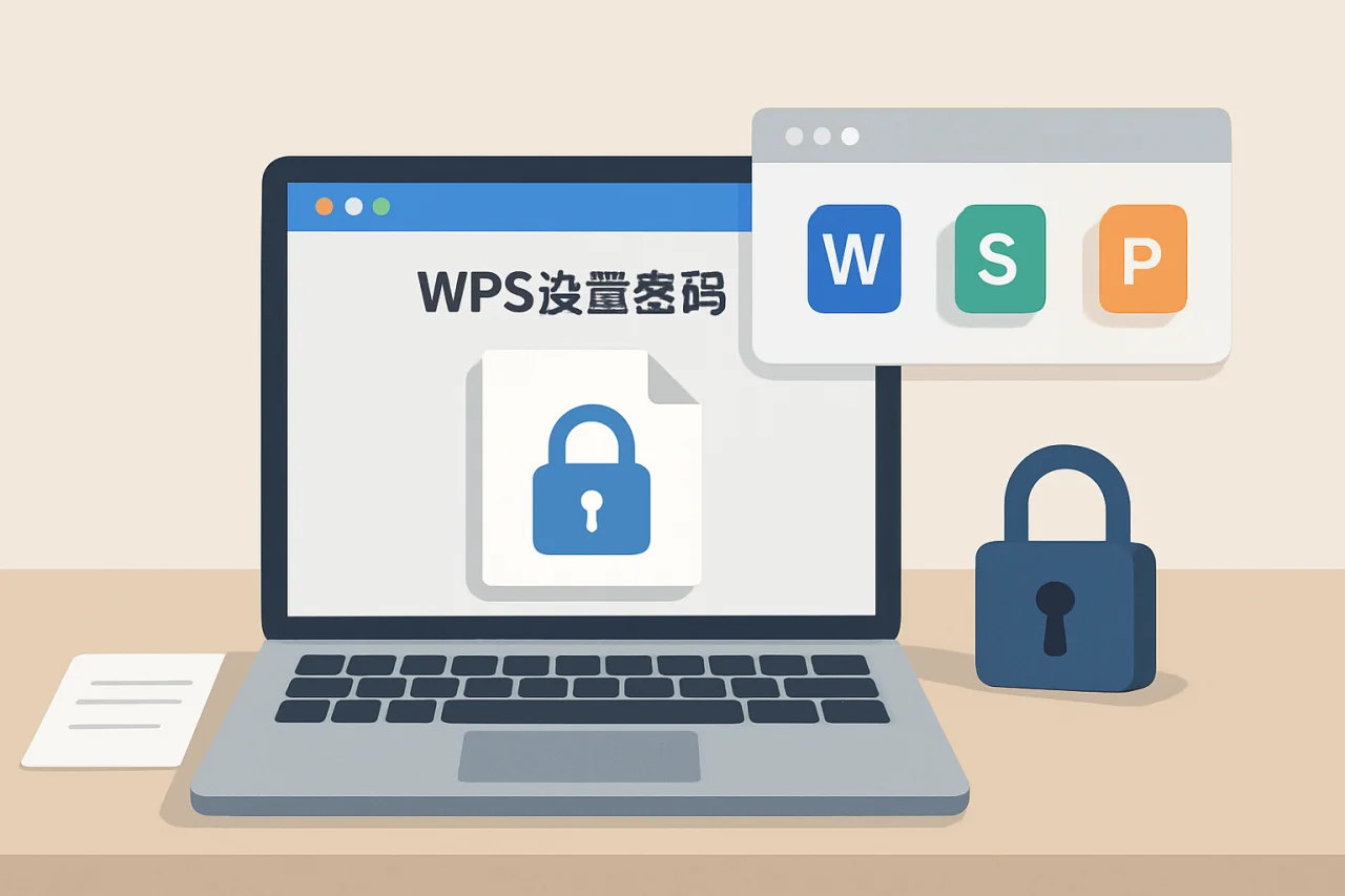 wps设置密码