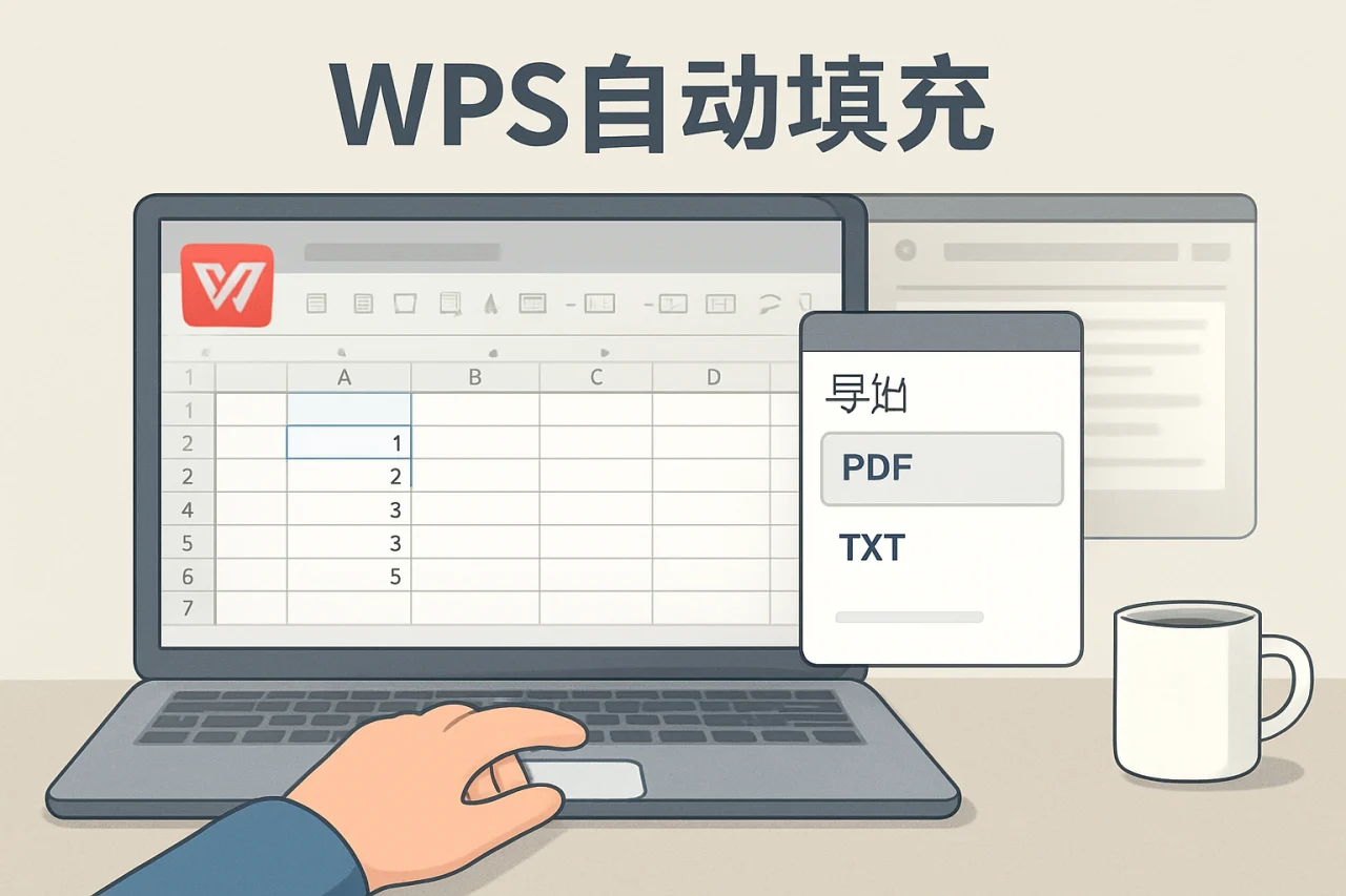 wps自动填充