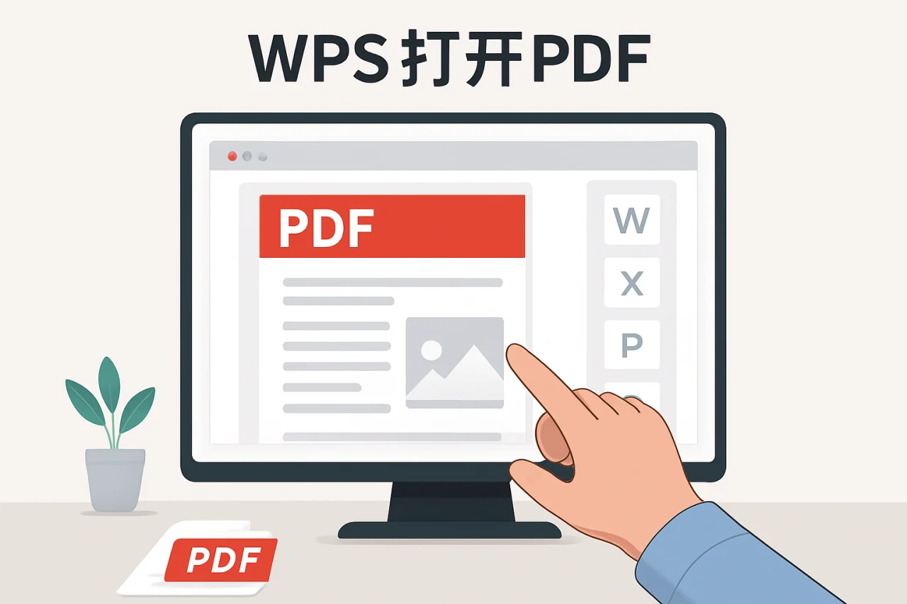 wps打开pdf